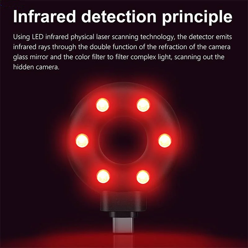 Mini Reflex Camera Light Detector Hotel Hidden Camera Scanner