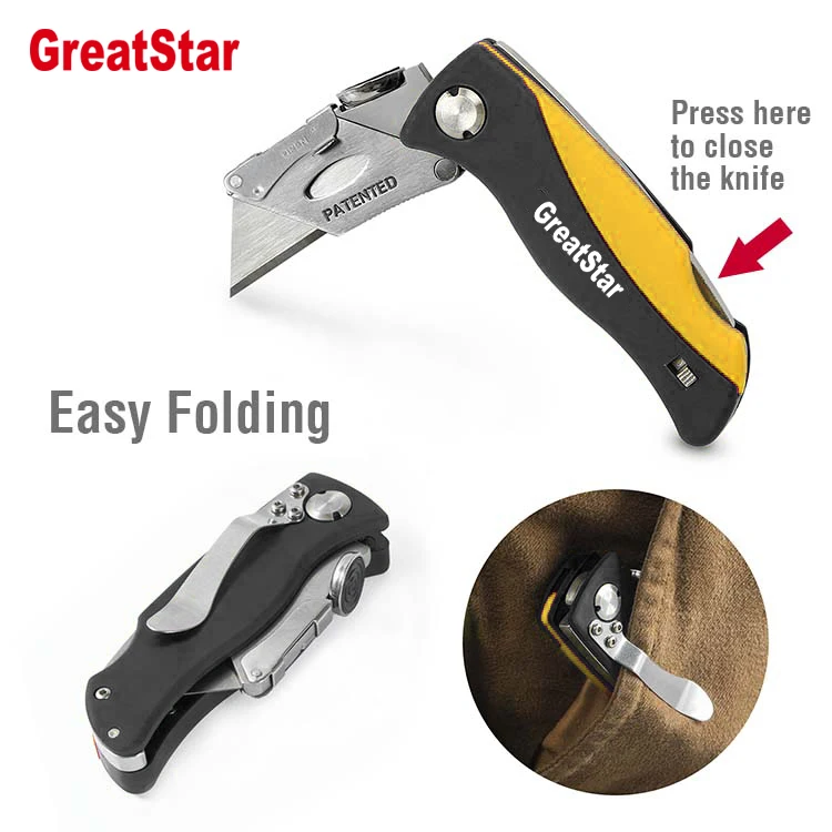 Folding Quick Change Lock Back Utility Knife