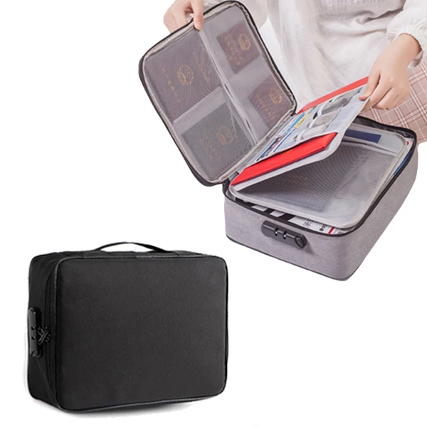 travel bag document holder