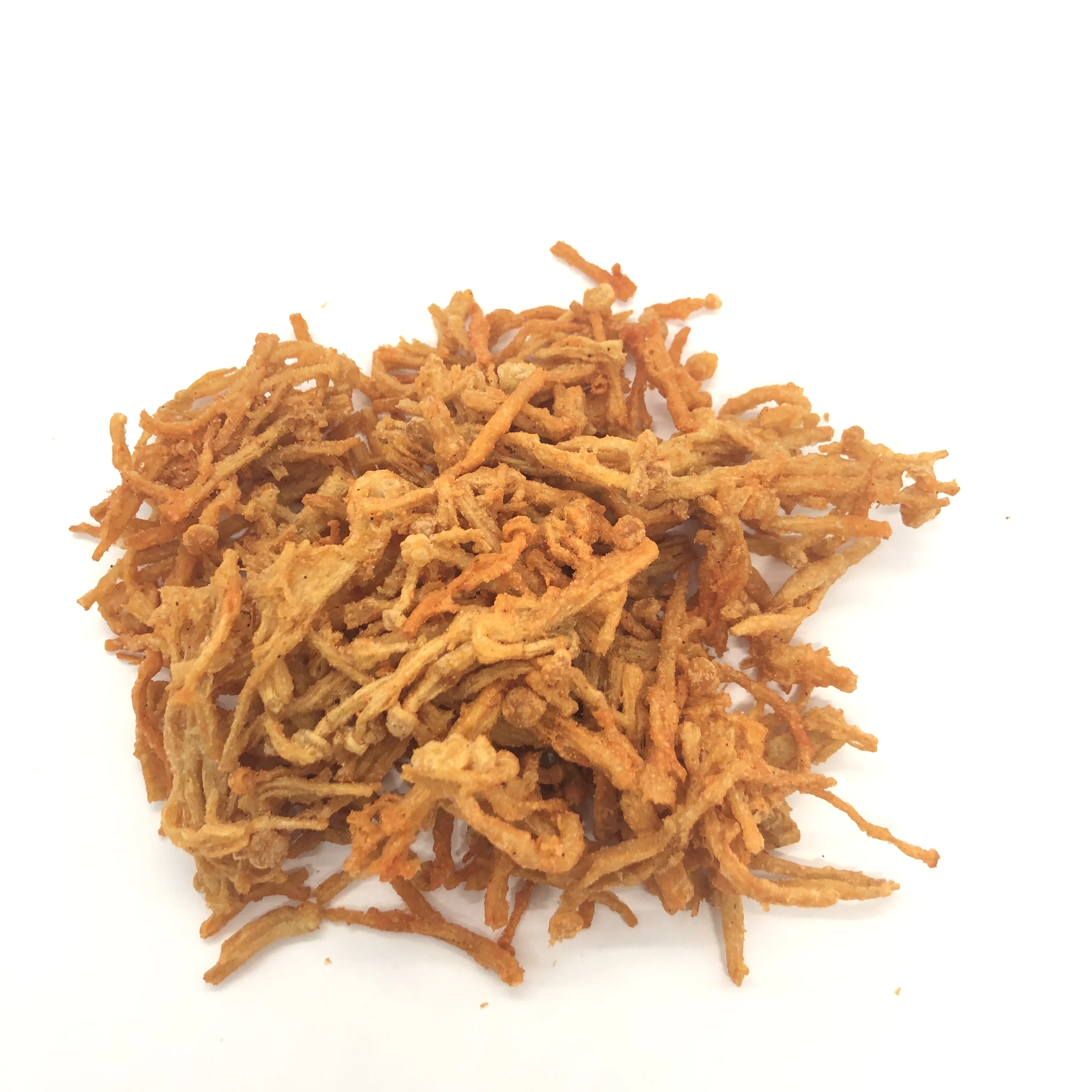 Crispy Enoki Mushroom Barbecue Flavor Product Of Thailand Serve With