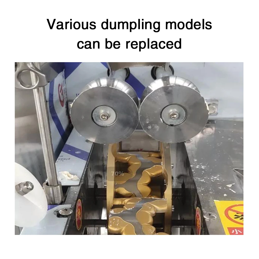 Multifunctional Full Automatic Round Samosa Large Easy Dumpling Making Machine Triangle Shape Maker Mold Restaurant - Image 5