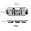 304 Silver Three Plate