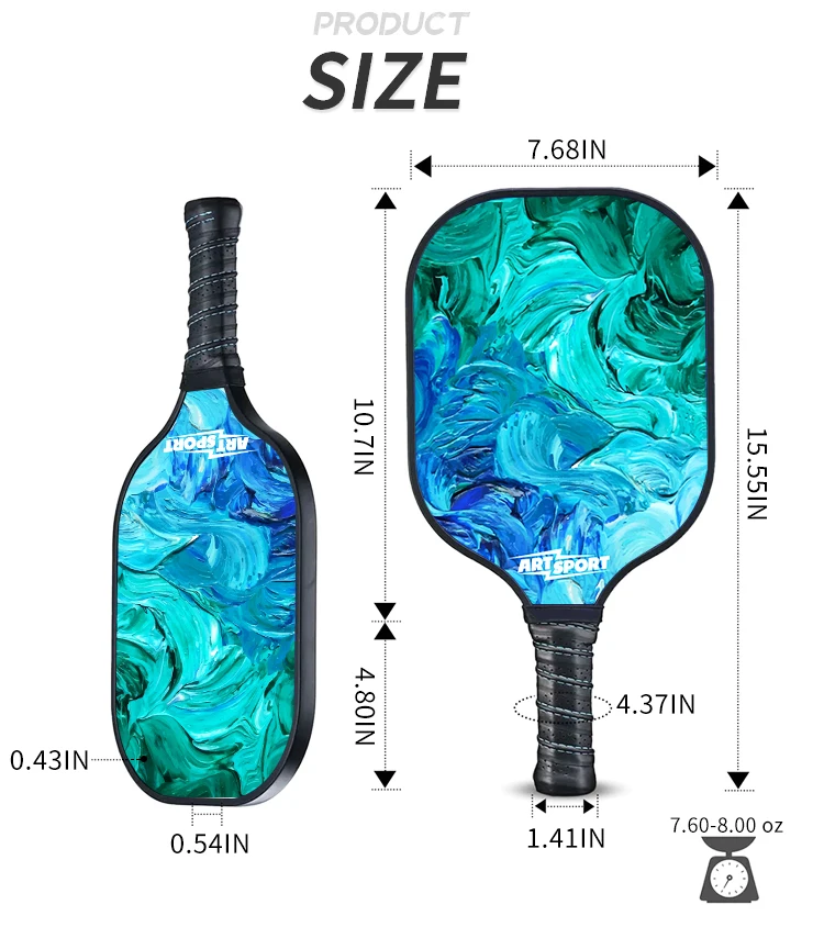 Paddle Racket Alibaba Carbon Fiber Pickleball Paddles Set Includes Two Rackets 4 Balls and a ...