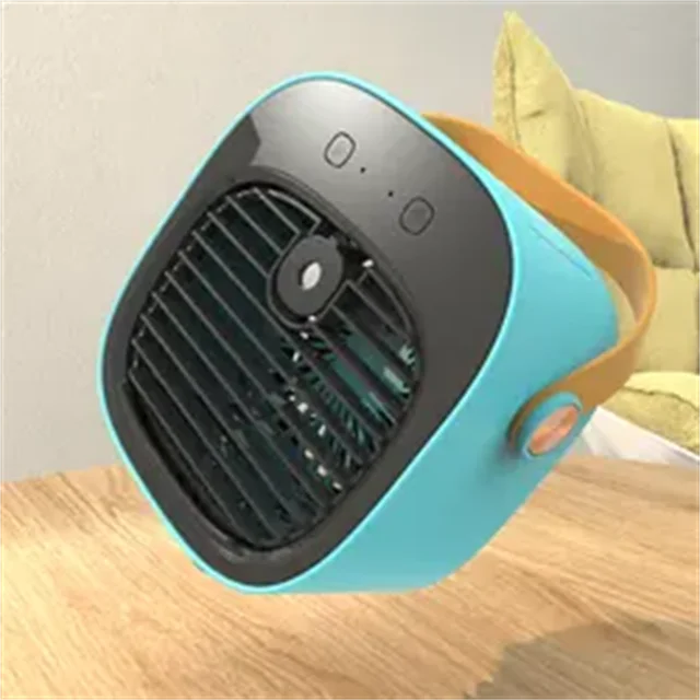 2023 Hot Selling Mini Air Cooler Fan Portable Usb Rechargeable Water Spray Fan Home & Office Mist Fan