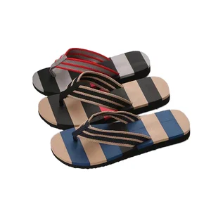 Men's Summer Flip-Flops Comfortable Casual Beach Sandals with PVC Insole Anti-Slip Bathroom Shoes Massage Granule for House Use