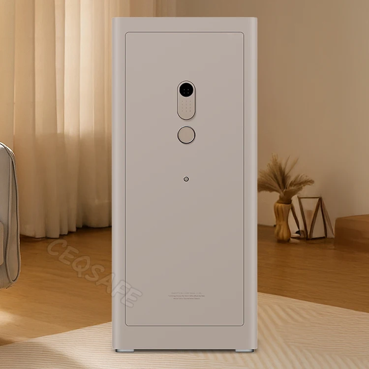 CEQSAFE Electronic Steel Home Safe Box with Fingerprint App Lock Strong Household Security Digital Storage Safety Box