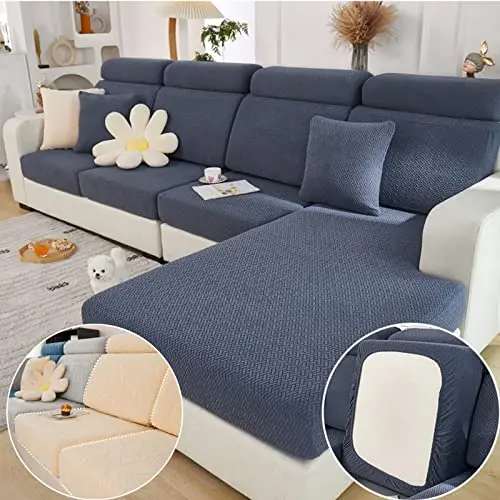 New Wear-resistant Universal Sofa Cover Washable L-Shaped Stretch Sofa Cushion Cover Suitable for Partition Sofa