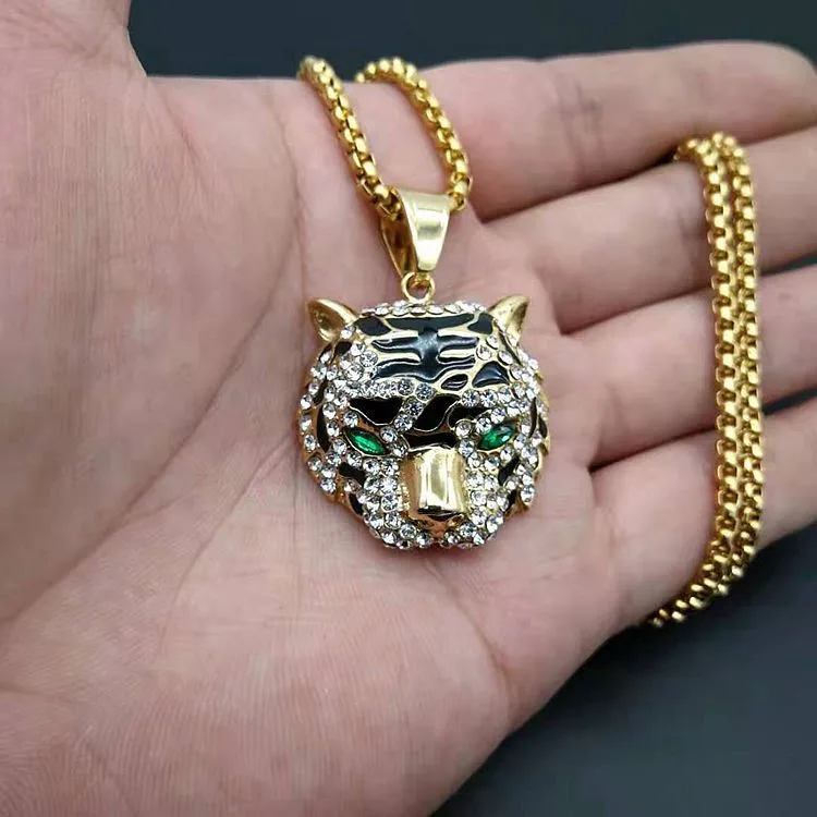 tiger head necklace