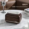 Walnut wood-bread tissue box
