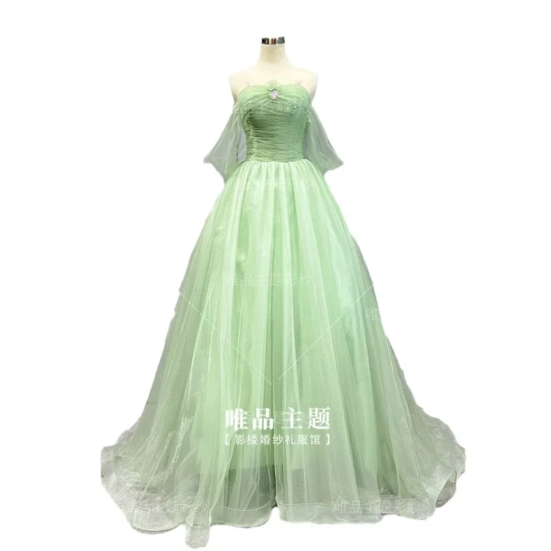 princess style evening dress Fairy Princess Style Pink Off-shoulder Prom Dress Plus Size –  WonderlandByLilian main image 0