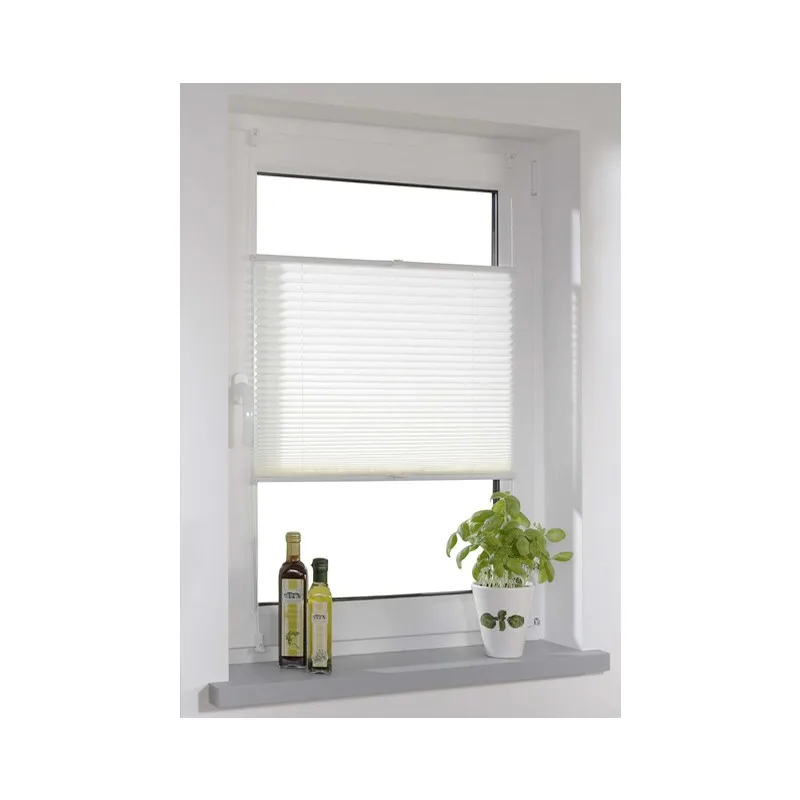 Blackout Fabric No Need Screw Plisse Blind for Europe