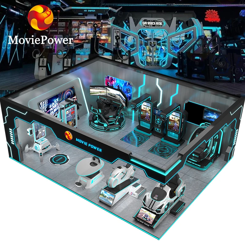 Vr Gaming Room Setup Virtual Reatily Game Room Arcade VR Setup 9D