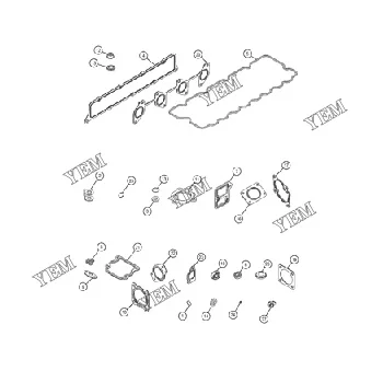 Excavator Parts 383-0475 Gasket for Caterpillar Engine Replacement Parts