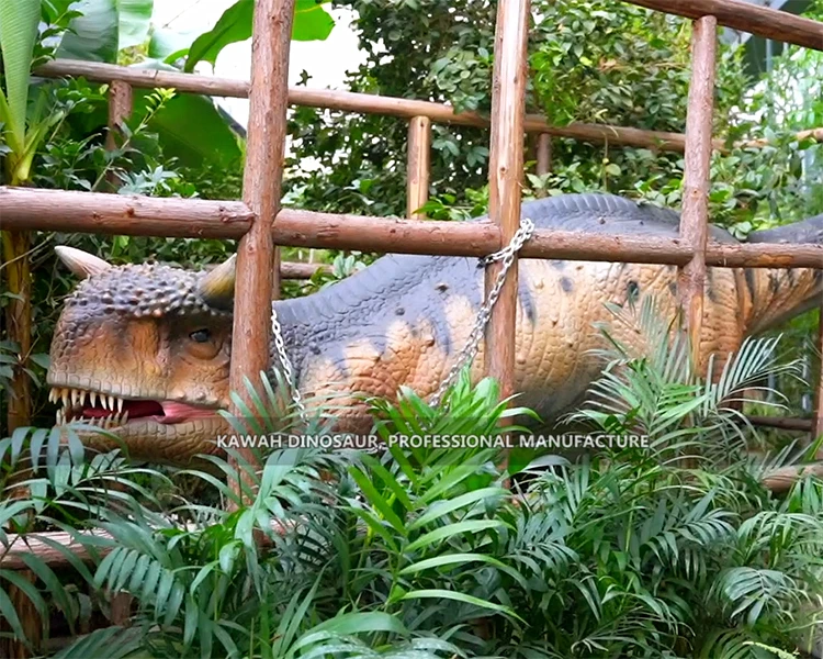 Dinosaur Park Animatronic Dinosaur Life Size Dinosaur Carnotaurus For