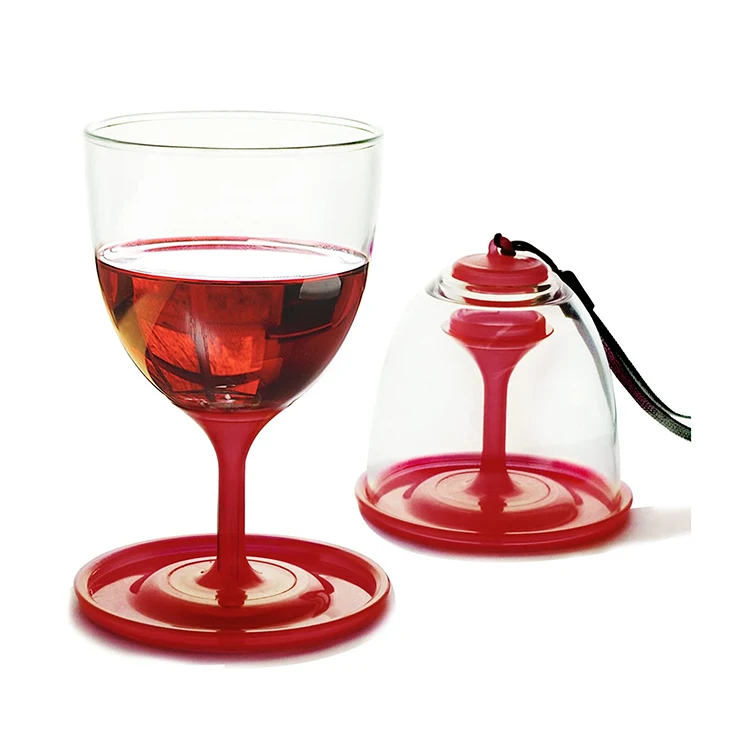10oz BPA Free Portable Wine Glass,Double Wall Wine Cup With Drink