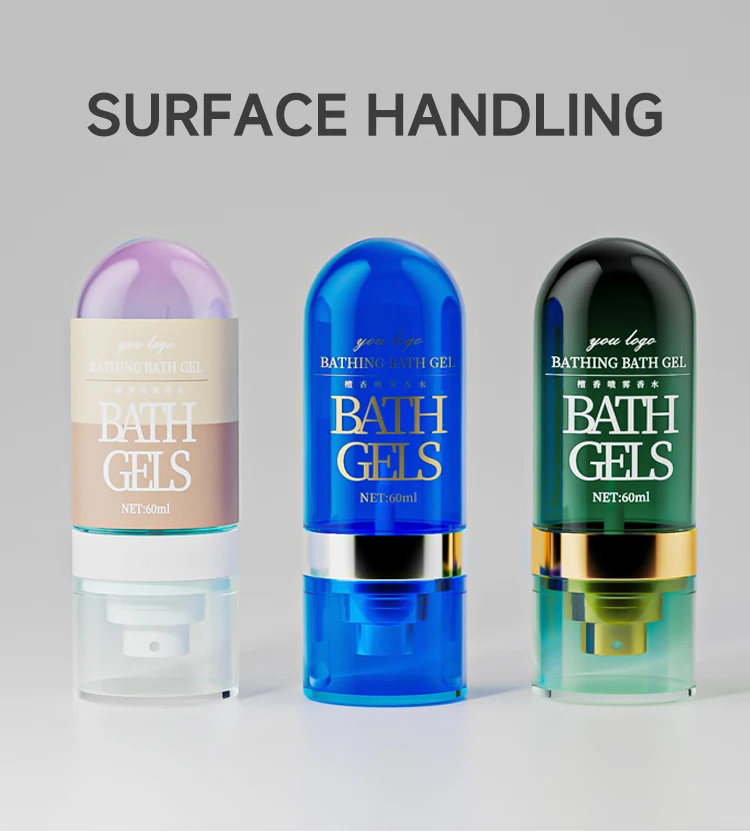 Fuyun Liquid Spray Bottle Upside Down 30ml 40ml 60ml 80ml 100ml Empty