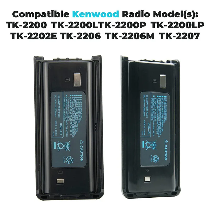 Kenwood KNB-45L High-Capacity Rechargeable Li-Ion Battery