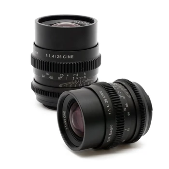 SLR Magic 25mm F1.4 Full Frame Wide Angle Cine Cinema Prime Lens MF / Manual Focus for  E-mount detail image