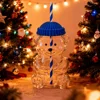 Little bear cup-blue-and-white-soda-lime glass
