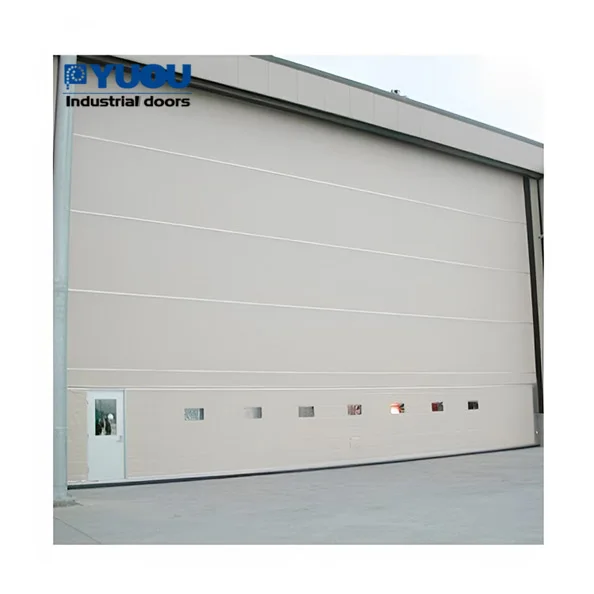 Airport Shipyard Stacking PVC Fabric Mega Vertical Bifold Hangar Doors