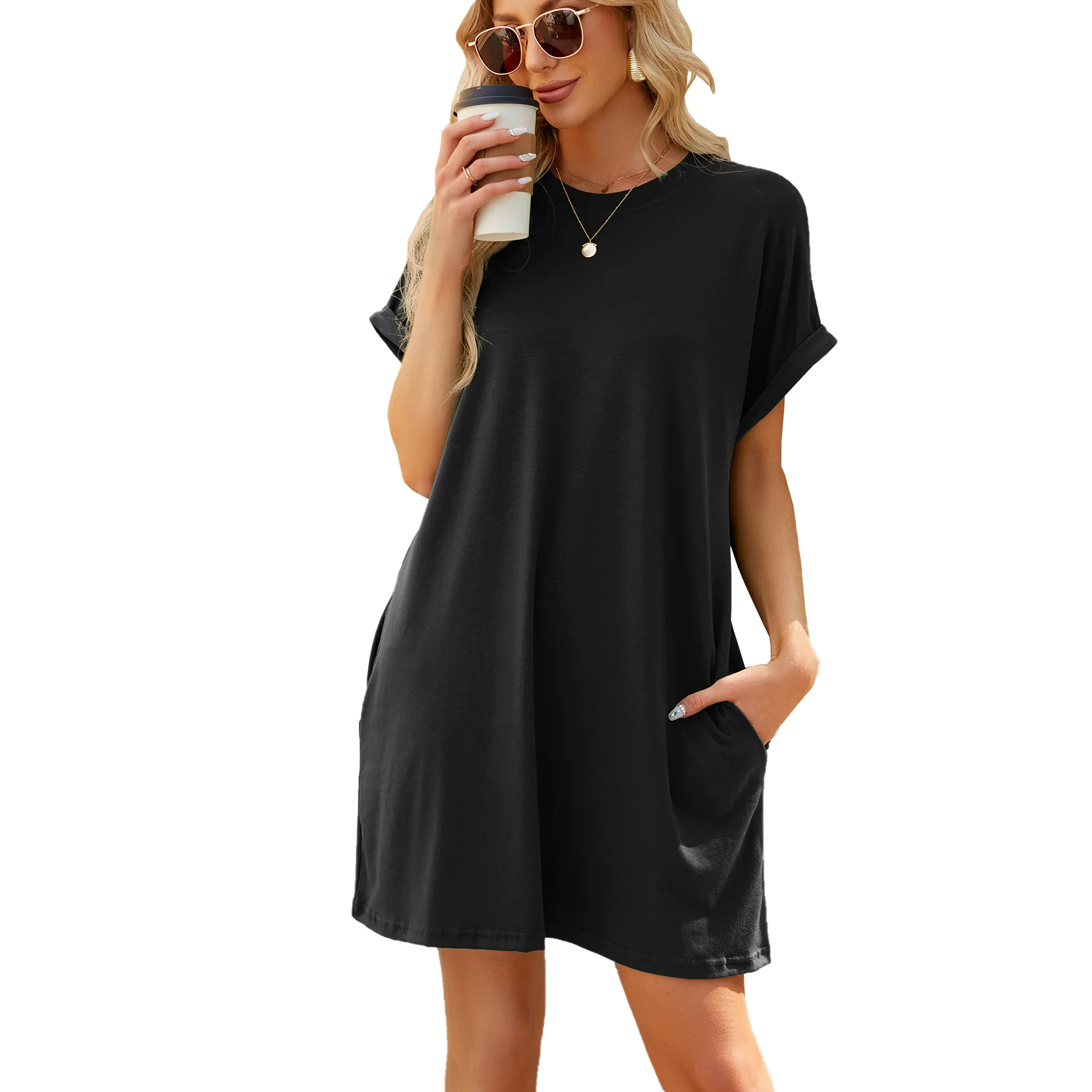 slim fit dress slacks Loose-Fit T-Shirt 