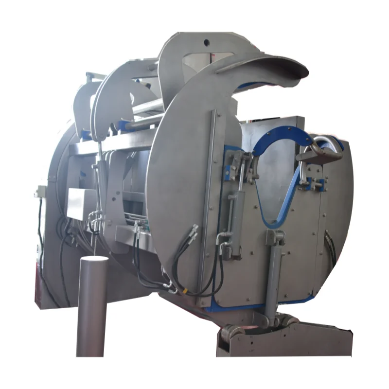 Stainless steel pneumatic stunning box type cattle slaughtering machine with motor bearing core, suitable for cattle slaughterhouses