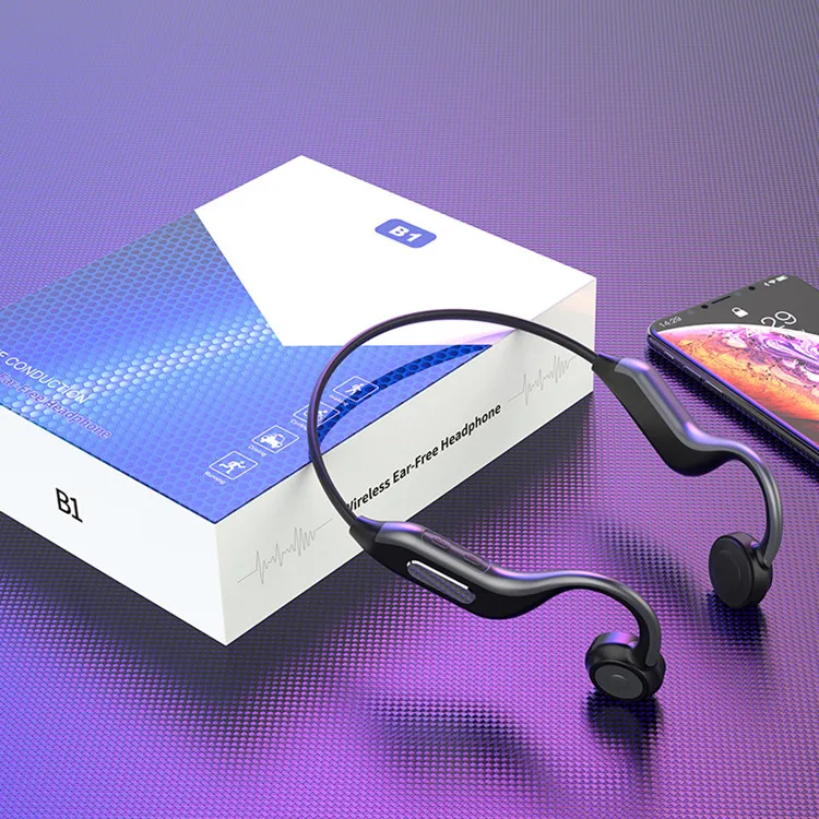 Низкая цена свободные руки костной проводимости наушники водонепроницаемые BT5.0