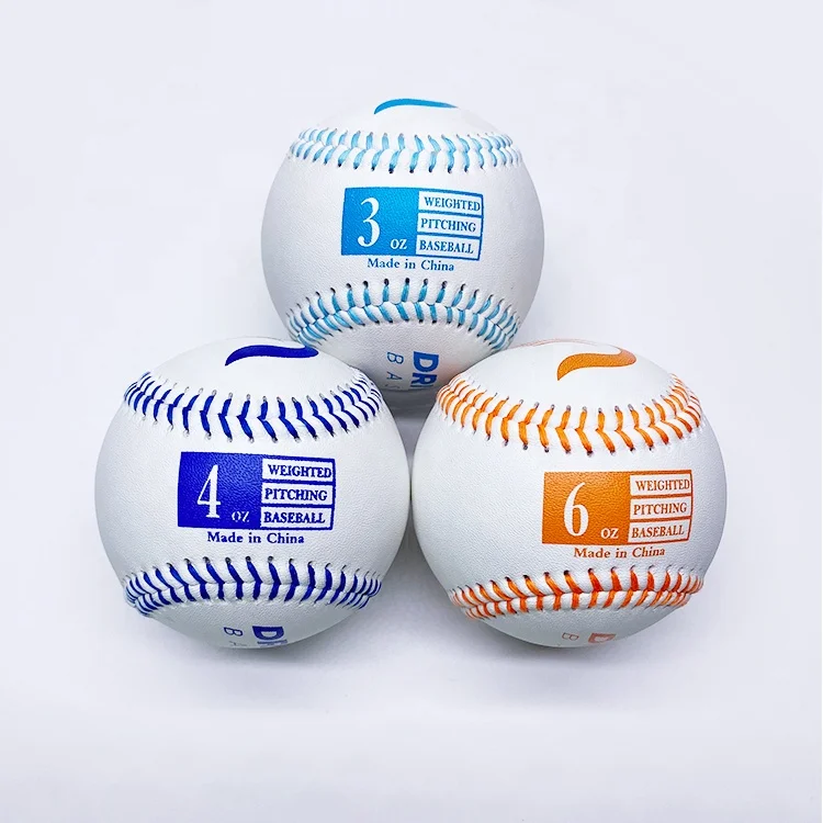 High Quality 9inch 3oz-14oz Can Be Customized Heavy Weighted Training Leather Baseball