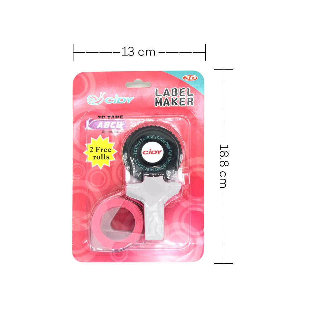 White Embossing Label Maker For Motex 