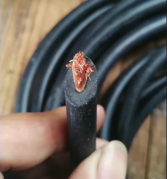 Welding handle wire pure copper welding machine special 16mm 25mm 35mm 50mm cable soft wire welding wire H01N2-D/E