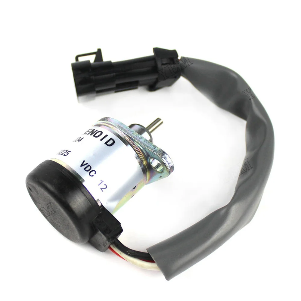 12V Stop Shut Off Solenoid 1G577-60011 for Kubota Engine V3300DIT V3800T