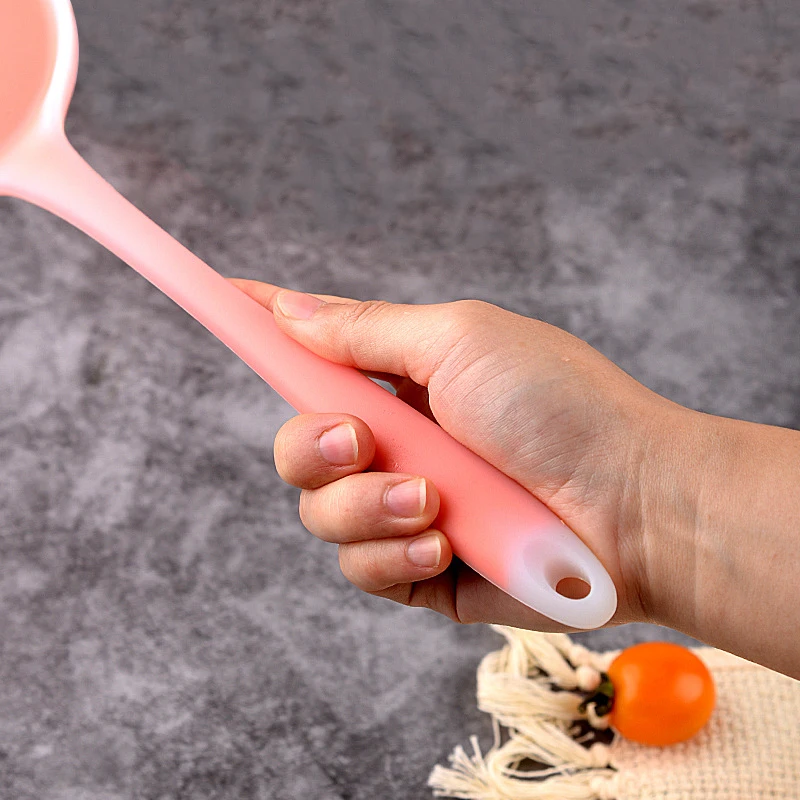 Food Grade Translucent Silicone Spatula Cooking Spoon Shovel Non Stick ...