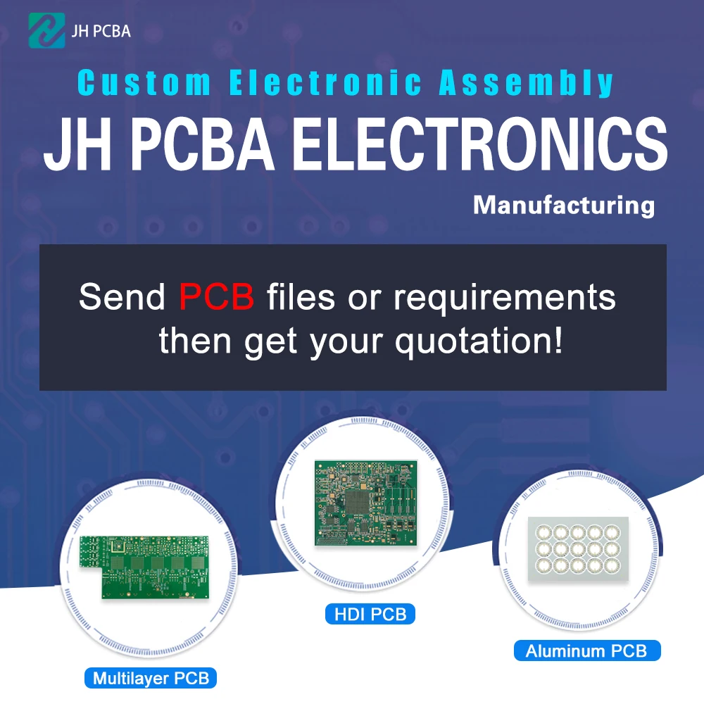 OEM prototype customized DC led tube strip module round circuit led pcb board 94v0 aluminum custom panel ring light led bulb pcb