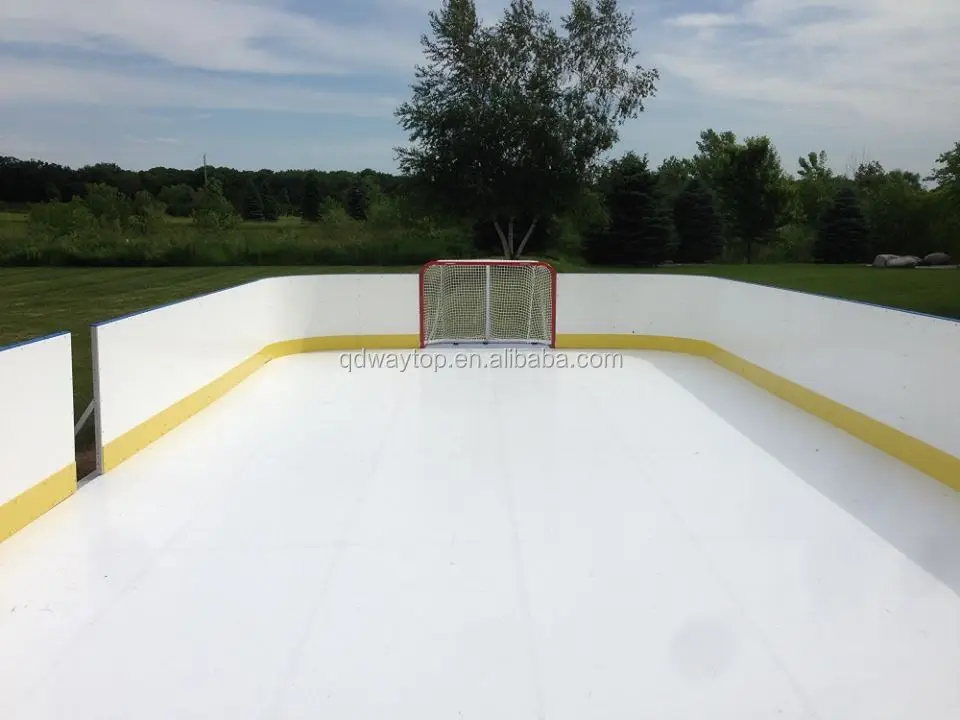 Synthetic Ice Ice Skating Rink Mats Skating Tiles Synthetic Ice Hockey