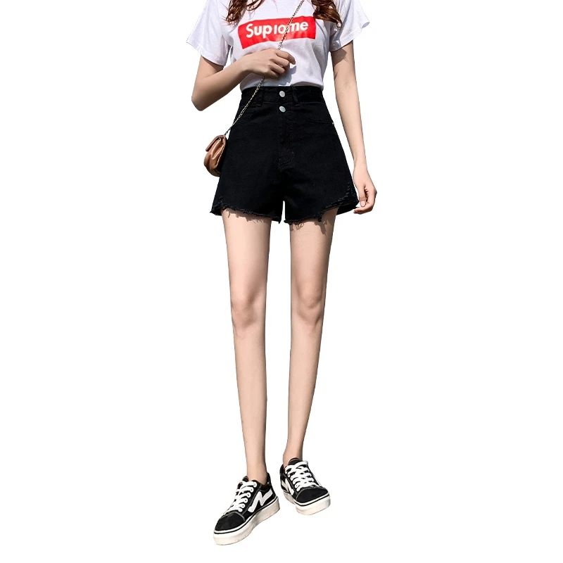 New Style Ripped Denim Shorts Women's 