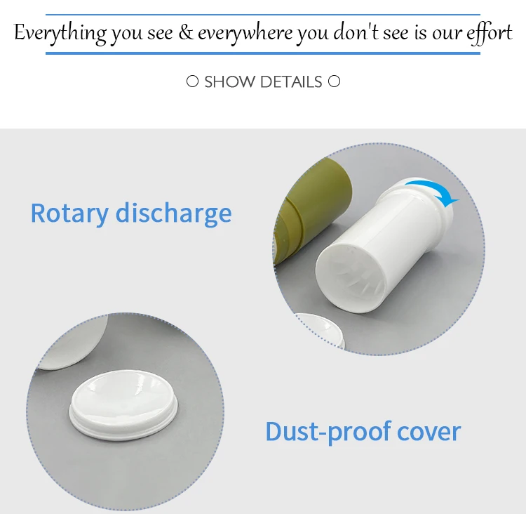 Blackhead Removal Stick Container With Silicone Brush Head Deodorizer