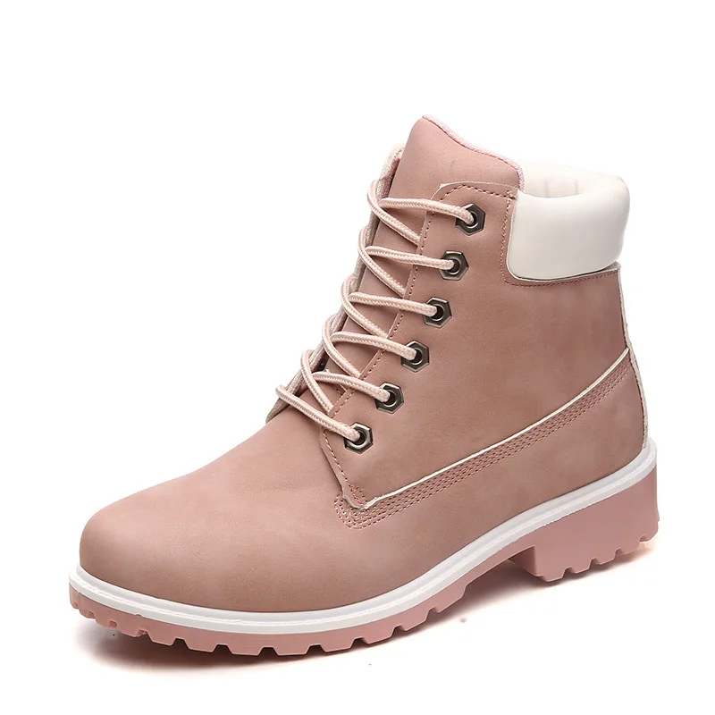 Botas Cortas Informales De Cuero Liso Para Mujer,Botas Femeninas De Punta  Redonda,Antideslizantes,Resistentes Al Desgaste,De Barril Bajo,Para Otoño E  Invierno,2022 - Buy Las Mujeres De Color Sólido Bajo Barril Antideslizante  Botas Casuales,Las Mujeres
