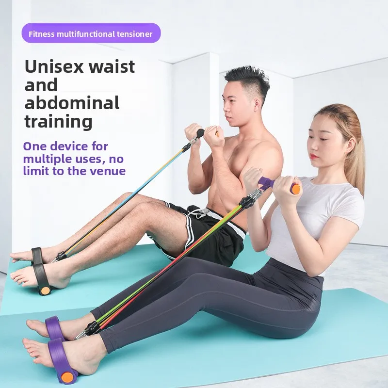 Wholesale Adjustable Pedal Resistance Trainer Unisex Fitness Foot-Operated Pull product detail 2