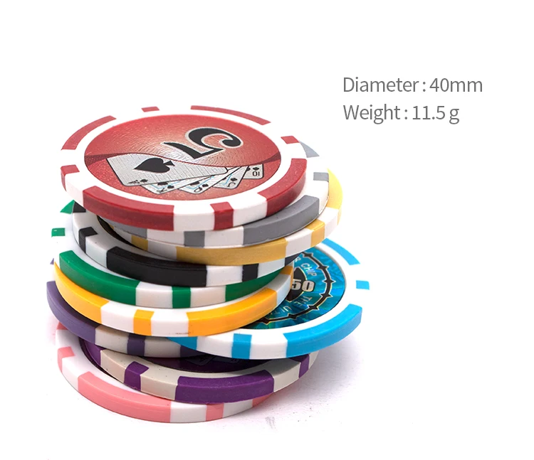 Factory High Quality Custom Cheap Blanks Ceramic Clay Poker Chips Set