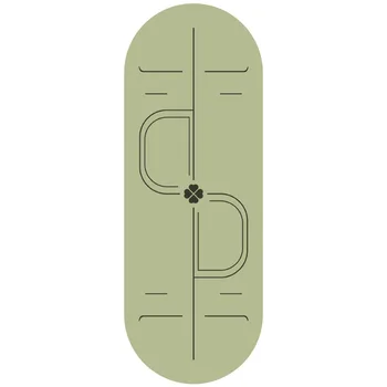 Custom Logo Yoga 5mm Thick Oval Round Non Slip Anti-tear Eco Friendly PU Rubber Fitness Pilates Workout Gym Exercise Mats