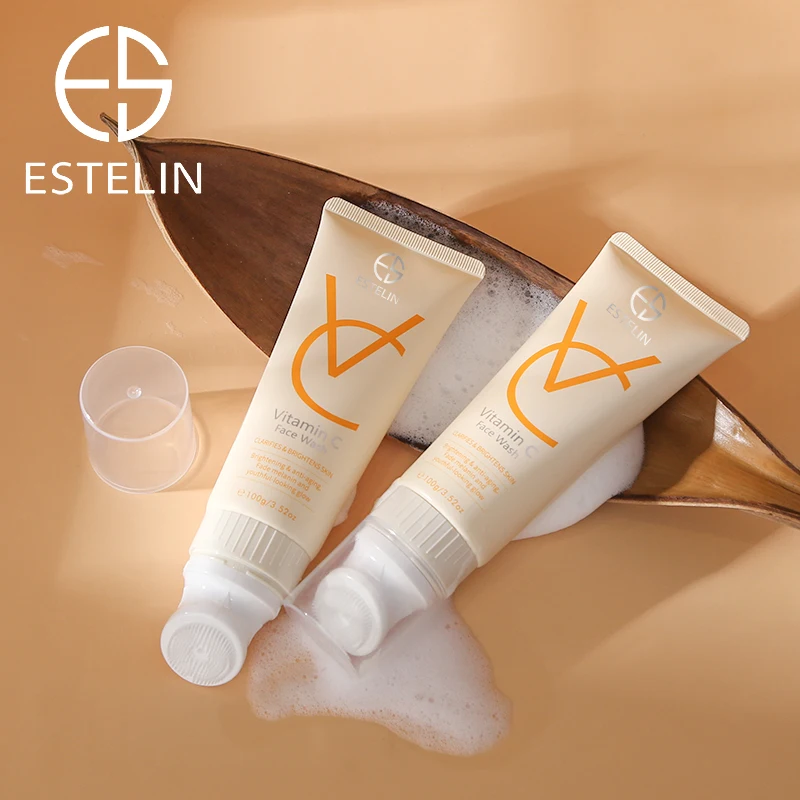ESTELIN Deep Cleansing Anti Aging Vitamin C Brightening Face Wash 100g