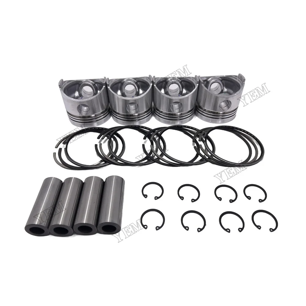 V1100 VH1100 Piston Kit Ring Set for Kubota AICHI SP090 Tractor Parts