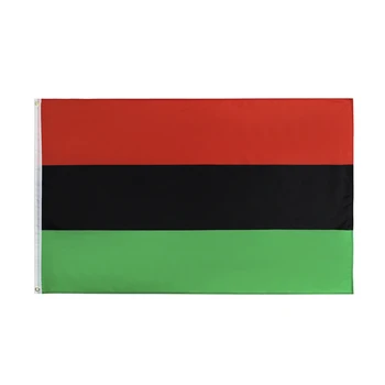 Premium Afro-American Flagge Aus 210D Nylon – 3x5 Fuß – Outdoor-tauglich & Farbecht