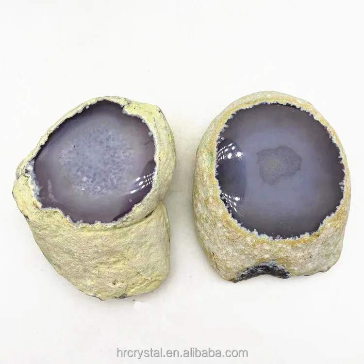Healing Crystals Natural Water Bladder Enhydro Agate Stone Crystal Rough Stone for Souvenir