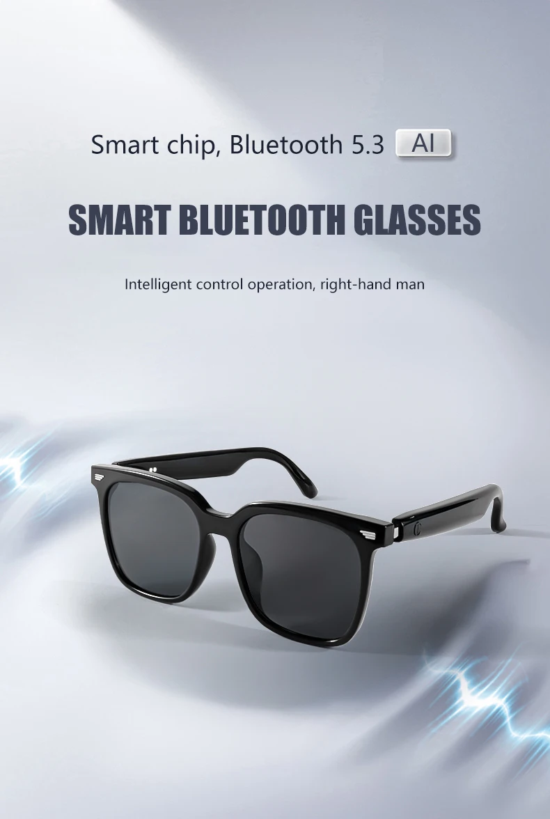 Welcome OEM Order, Factory Whole Selling Gs01 Smart Glasses For Men Bt 5.3 Sunglasses Touch Earphone 35g Uv400 Polarized Lens Ipx5 Waterproof Music Intelligent Glass - Buy Gs01 Smart Glasses For Men Bt 5.3 Sunglasses Touch Earphone 35g Uv400 Polarized Lens Ipx5 Waterproof Music Intelligent Glass