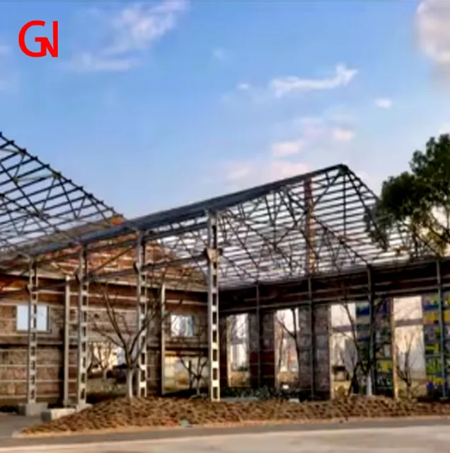 Warehouse Shed Light Metal Warehouse Prefab Building Steel Structure Workshop Warehouse Product on