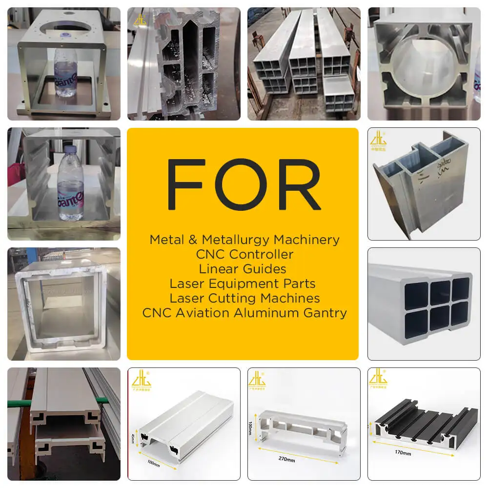 Machined&CNC Aluminum Extrusion Profile CNC Aviation Aluminum Gantry