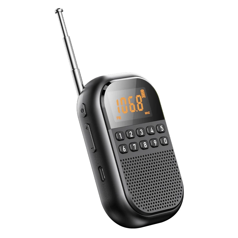 High Quality Smart design pocket size AM/FM Analog Tuning Digital Built-in Stereo Wireless Speaker Radio