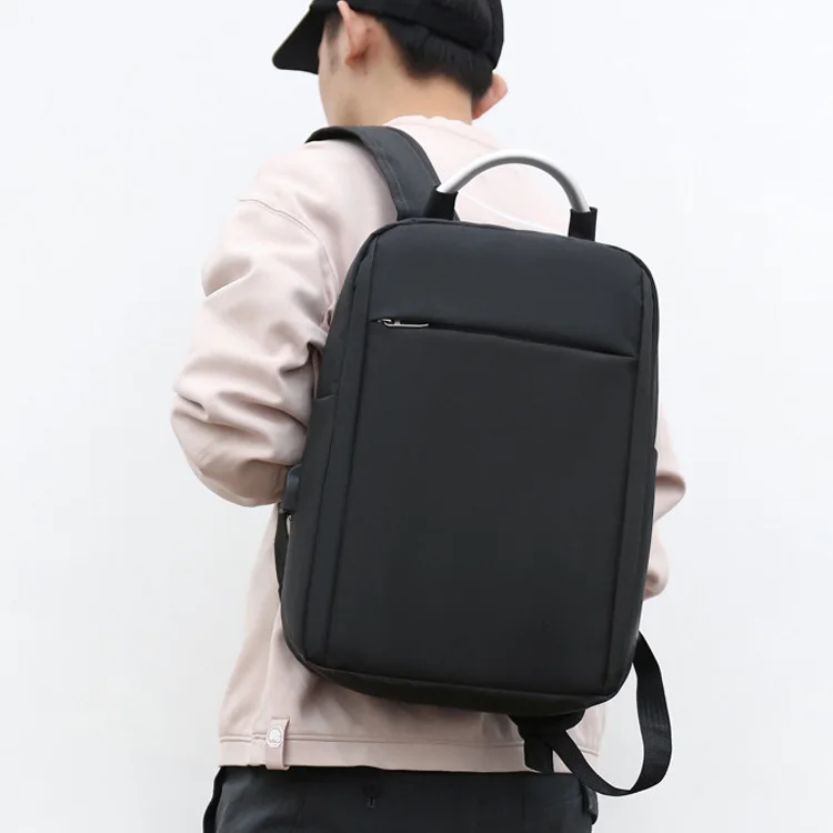 Wholesale Laudtec YML889 Rechargeable Business Laptop Backpack Double Zipper For Ipad 15 14 inch