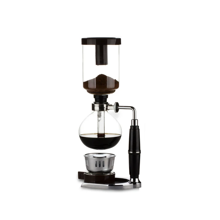 Vacuum Glass Espresso Coffee Heatproof Tea Coffee Syphon 2-5 Cup Customized Color Barista Coffee Percolator Maker Siphon